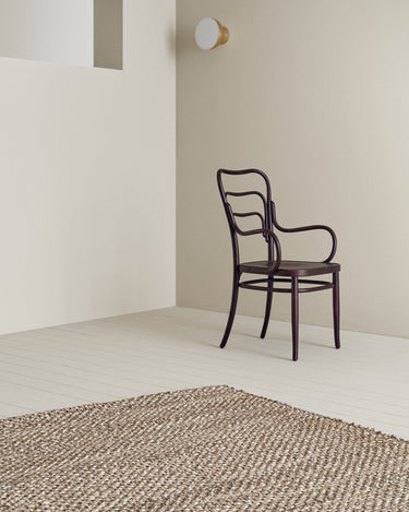 Alfombra Madera de yute en tono arena de Linie Design