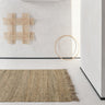 Alfombra Nessa de yute natural tejida a mano de Linie Design