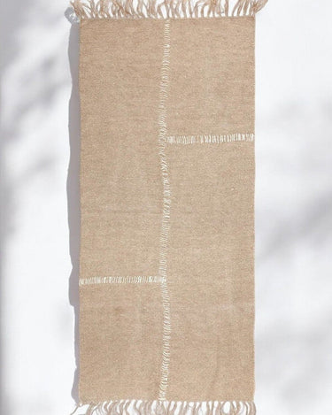 Tapis de couloir Dareels dans des tons naturels