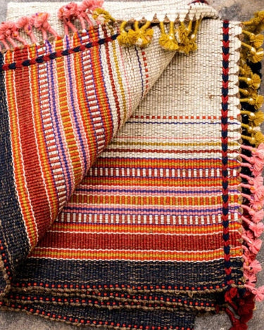 Alfombra de pasillo Janga de Caravane 80x200 cm con diseño multicolor