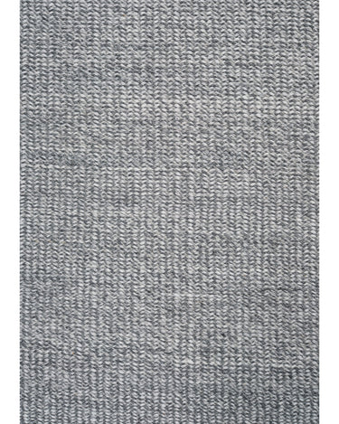 Detalle de la alfombra de PET gris Ash Melange de Linie Design