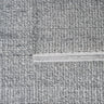 Alfombra de PET gris Ash Melange de Linie Design, detalle principal