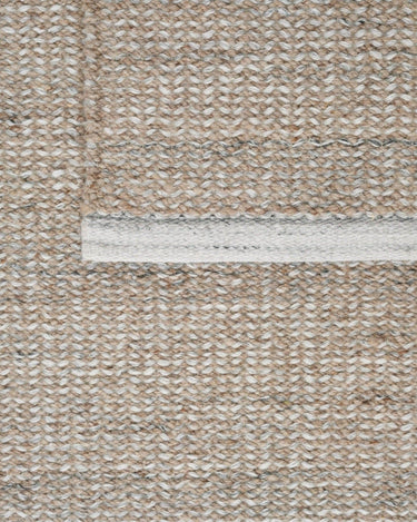 Alfombra de PET tierra Ash Melange de Linie Design, detalle principal