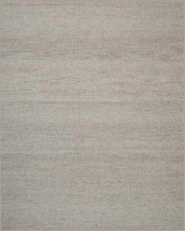 Alfombra redonda Agner de lana gris claro Linie Design