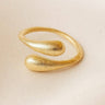 Anillo Filippa dorado ajustable Agapée