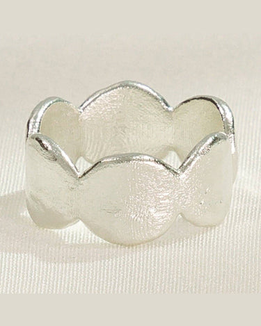 Anillo Héctor ondulado dorado Agapée