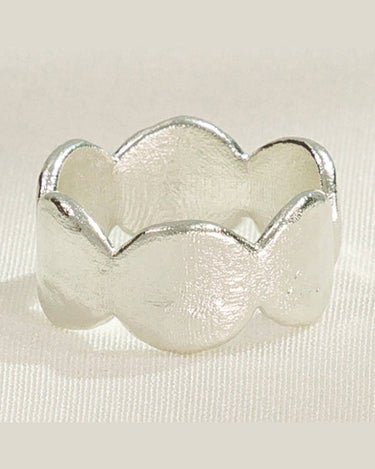 Anillo Héctor ondulado dorado Agapée