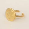 Anillo Luna dorado ajustable Agapée