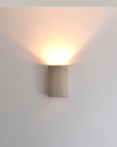 Aplique de cerámica artesanal blanco roto