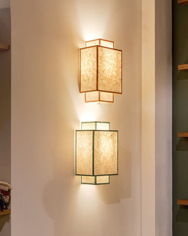 Aplique de pared de papel Lokta artesanal nepali
