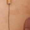 Aplique de pared con pantalla estampada rosa nude Le Monde Sauvage