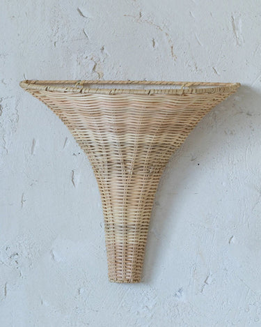 Gina natural rattan wall sconce, 36 x 20 x 37 cm