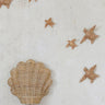 Aplique de pared Shell de ratán natural tejido a mano