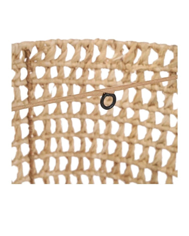 Aplique de pared tejido en sisal natural