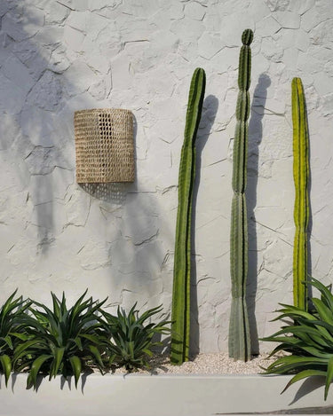 Natural sisal wall light by Bazar Bizar, detail view