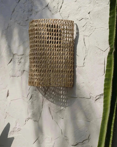 Natural sisal wall light by Bazar Bizar