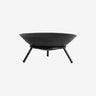 Brasero hierro fundido negro con soporte jardin Nordal