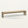 Banco de comedor minimalista crema 220 cm HK Living