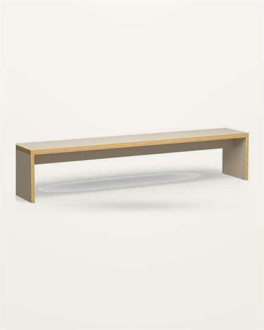 Banco de comedor minimalista crema 220 cm HK Living