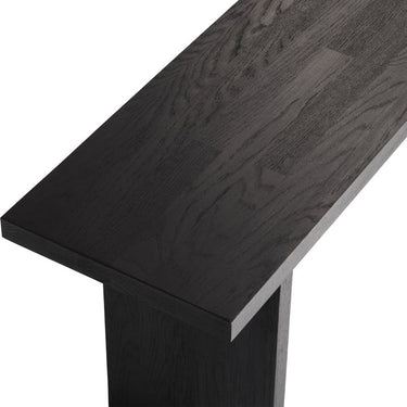 Otra perspectiva de banco de roble reciclado negro de Tine K Home