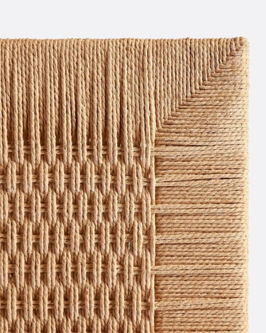Banco UBUD de teca y cuerda de papel 140 × 46 × 45 cm — detalle 6
