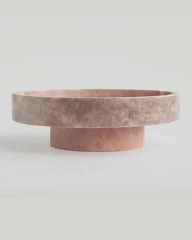 Bandeja de travertino para accesorios de baño
