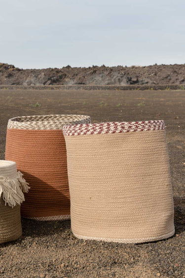Cesta Lavable Susa Taupe Ø25 x 25 cm