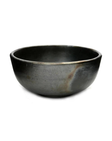 Bowl negro grande de cerámica esmaltada Bazar Bizar