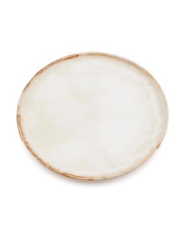 Plato portugués de cerámica blanca Bazar Bizar
