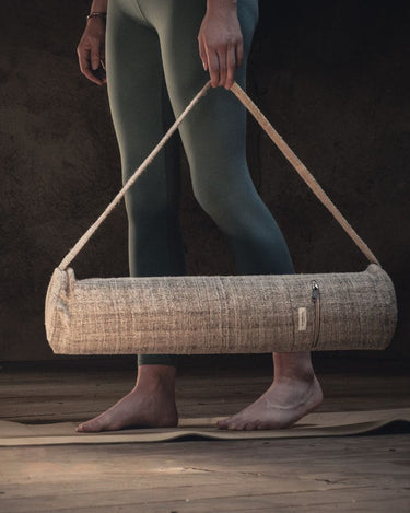 Sac en chanvre pour tapis de yoga