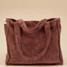 Bolso de pana grande Bed and Philosophy