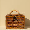 Bolso mini de mimbre natural artesanal