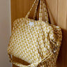 Bolso tote Isha Olive acolchado de algodón — Bonheur du Jour