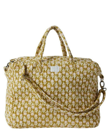 Bolso tote Isha Olive acolchado de algodón — Bonheur du Jour, vista 4
