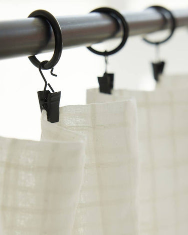 Detalle de cortina de algodón khadi Bonheur du Jour