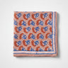 Pañuelo de algodón block print artesanal violeta Bonheur du Jour