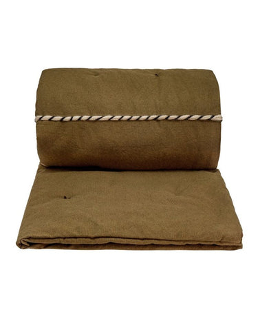 Colcha boutis algodon lino ribete bronce vista