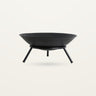 Brasero hierro fundido negro con soporte jardin Nordal