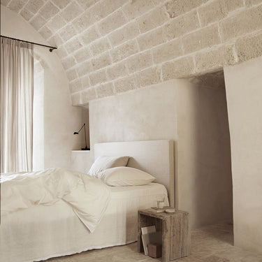 Cabecero de lino gris sombra de Tine K Home