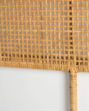 Cabecero de ratán natural para dormitorio