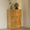 Cajonera de ratán natural hecha a mano de Tine K Home
