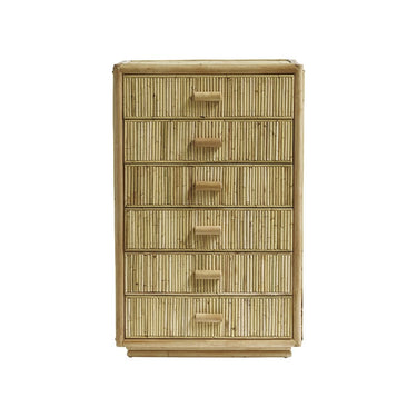 Cajonera de ratán natural hecha a mano de Tine K Home en ambiente
