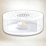 Calentador blanco Creano Leaf de acero inoxidable