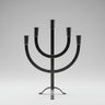 Candelabro vintage de hierro forjado