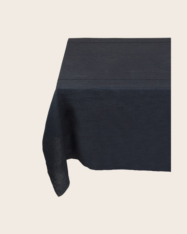 Mantel Noé de lino Caravane en mesa decorada