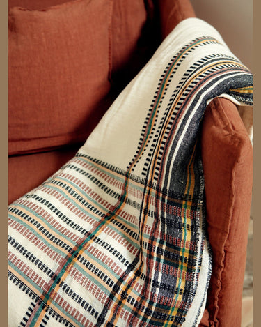Plaid artesanal Banai multicolor Caravane