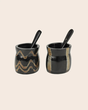 Set de salero y pimentero Caravane para mesa