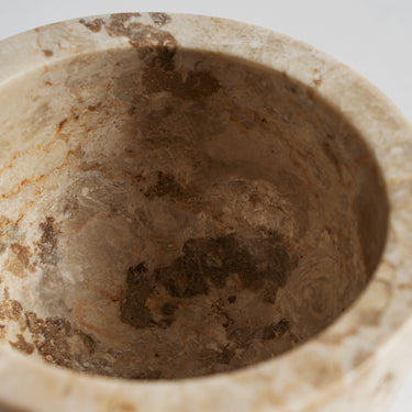 Centro de mesa de mármol beige de Vical, imagen 4