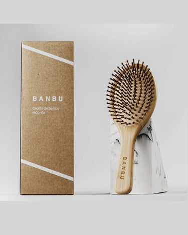 Brosse à cheveux naturelle en bambou Banbu