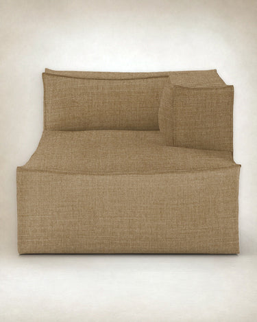 Chaise longue Catena S601 mostaza derecha